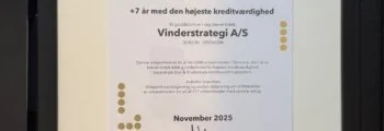 AAA Gulddiplom fra Dun & Bradstreet.